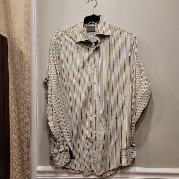 Thomas Dean Button Up Shirt - L - Picture 2 of 8